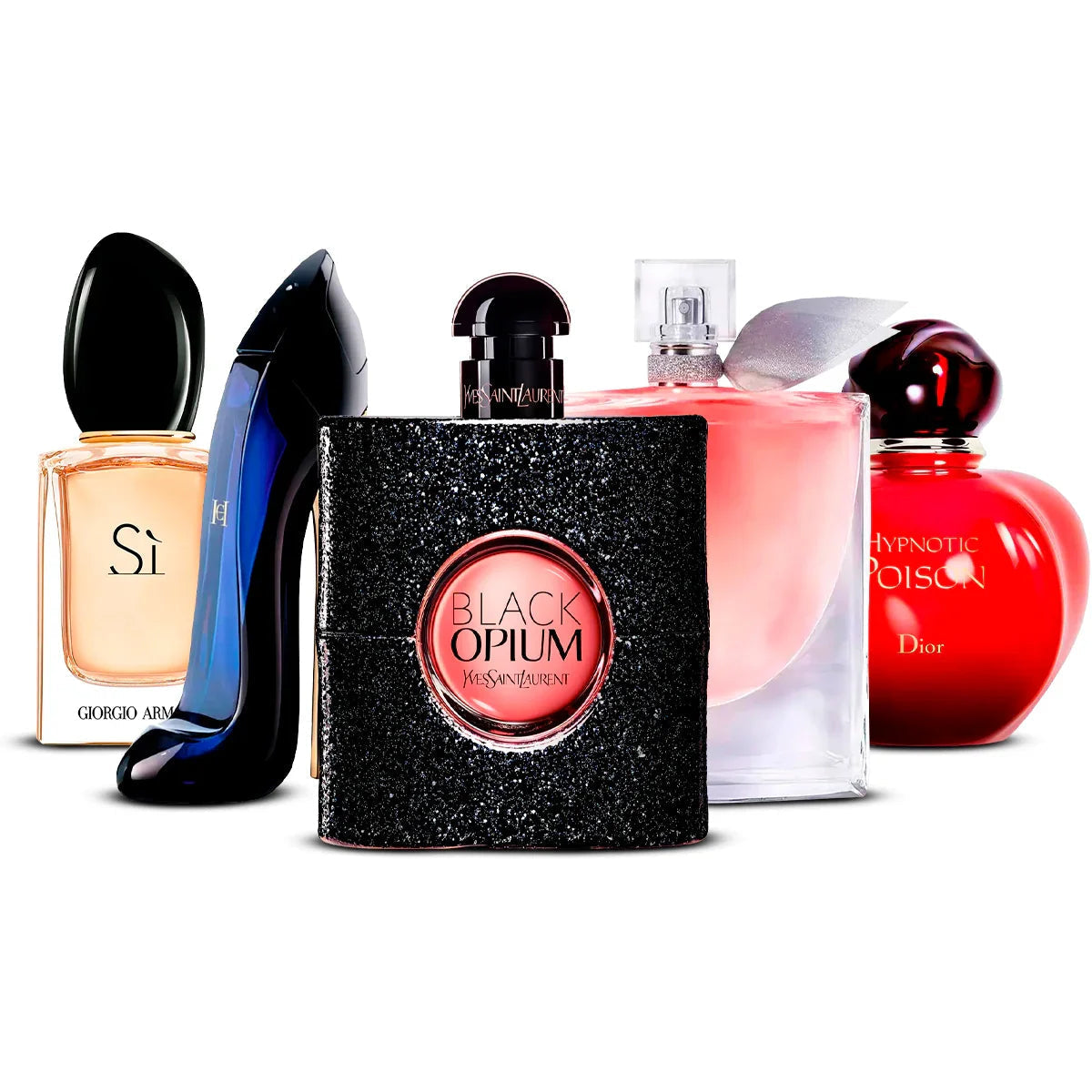Set di 5 profumi  | Sì + Good Girl + Black Opium + La Vie Est Belle + Hypnotic Poison